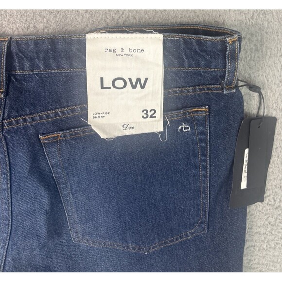 NWT Rag & Bone DRE Cambria Cutoff Fly Shorts Women's Size 32 Relaxed Hip & Thigh - Picture 4 of 10